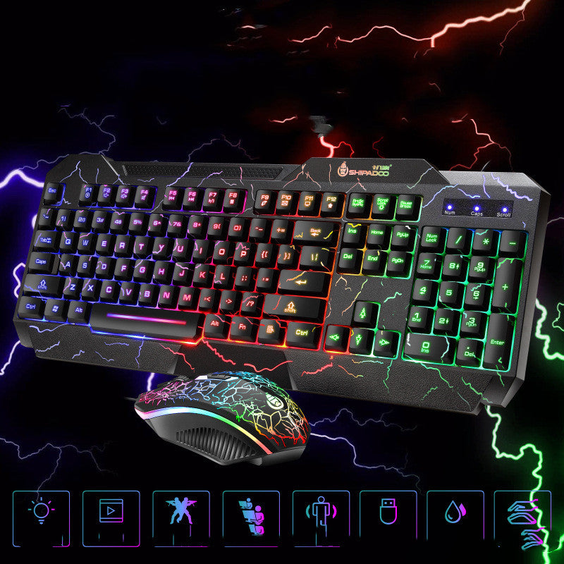 Cracked Keyboard And Mouse USB